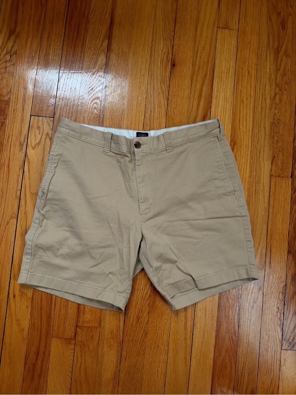 J. Crew Men's Classic Tan Chino Shorts